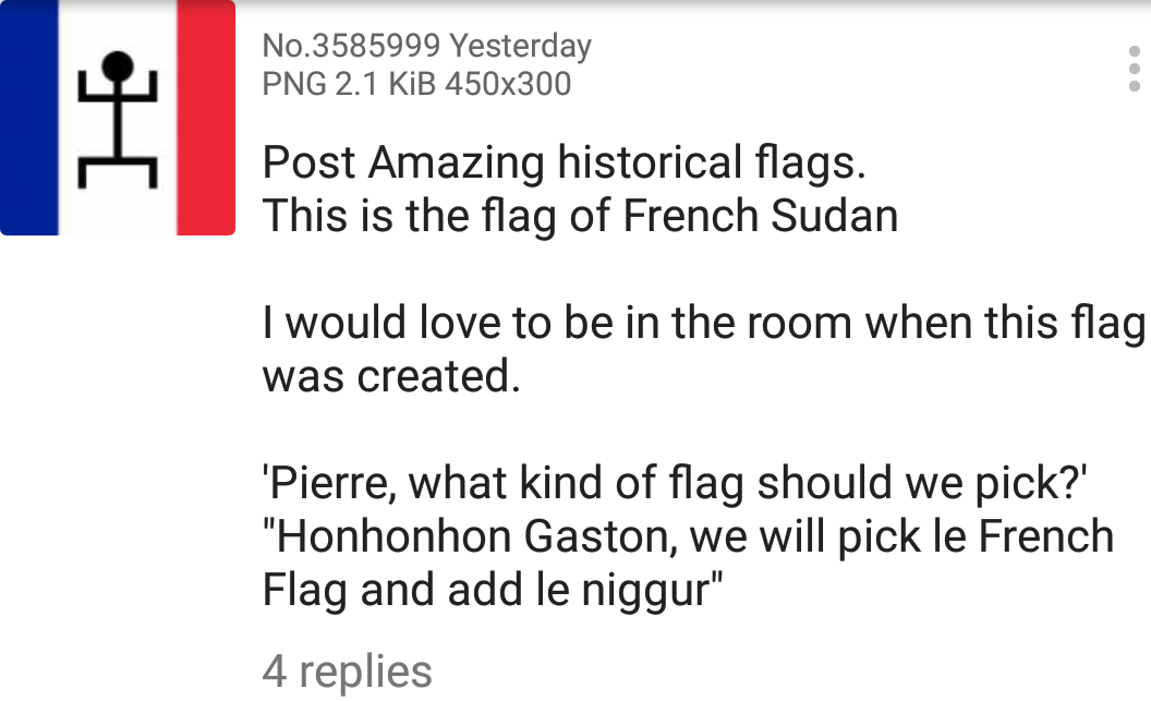 La création du drapeau du Soudan français