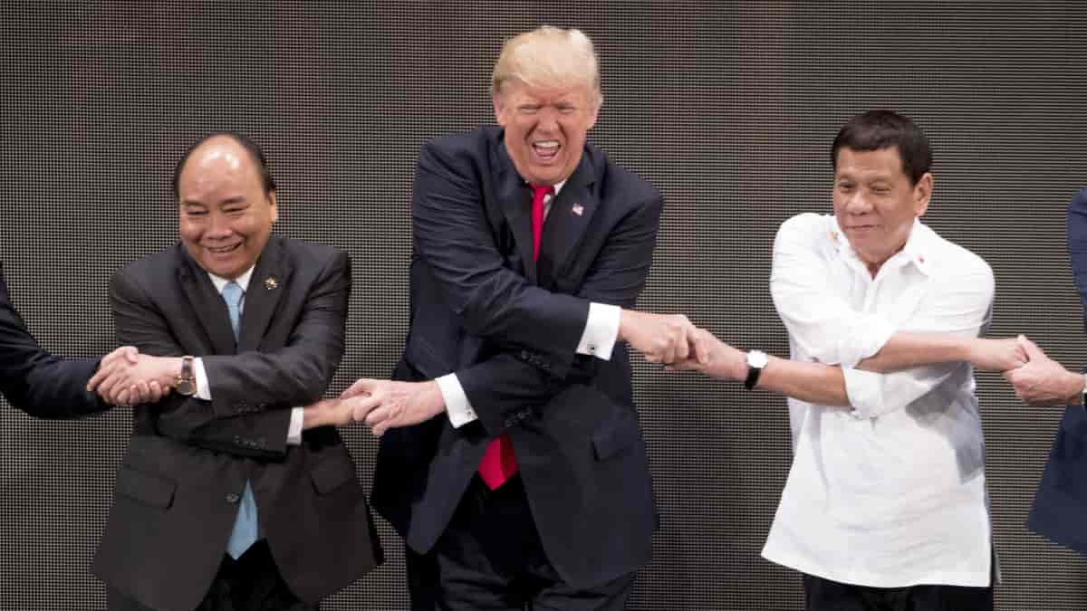 Trump en Asie