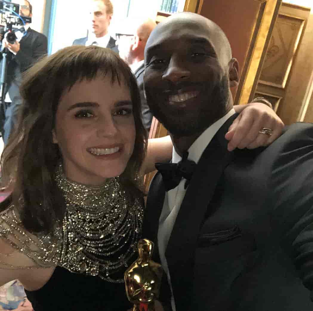 Kobe se met bien lors des Oscars 