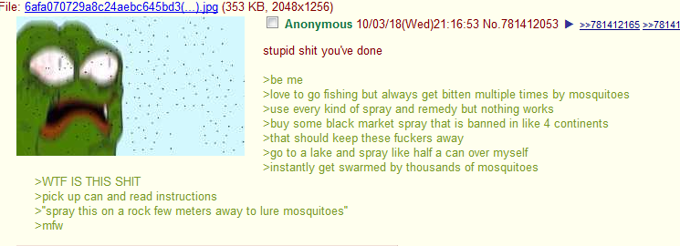 Anon n'aime pas les moustiques