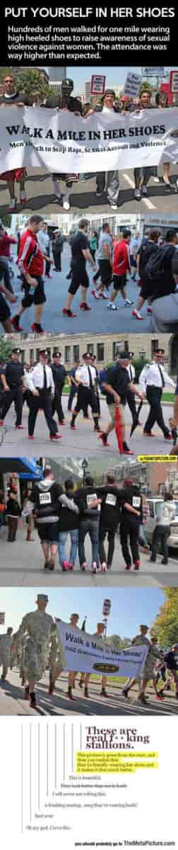 Walk a mile in her shoes
