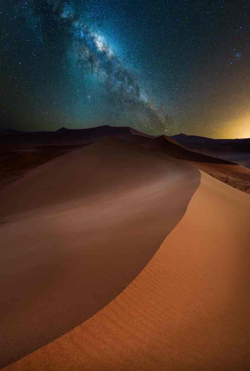 La Voie Lactée &quot;vue&quot; du Sahara