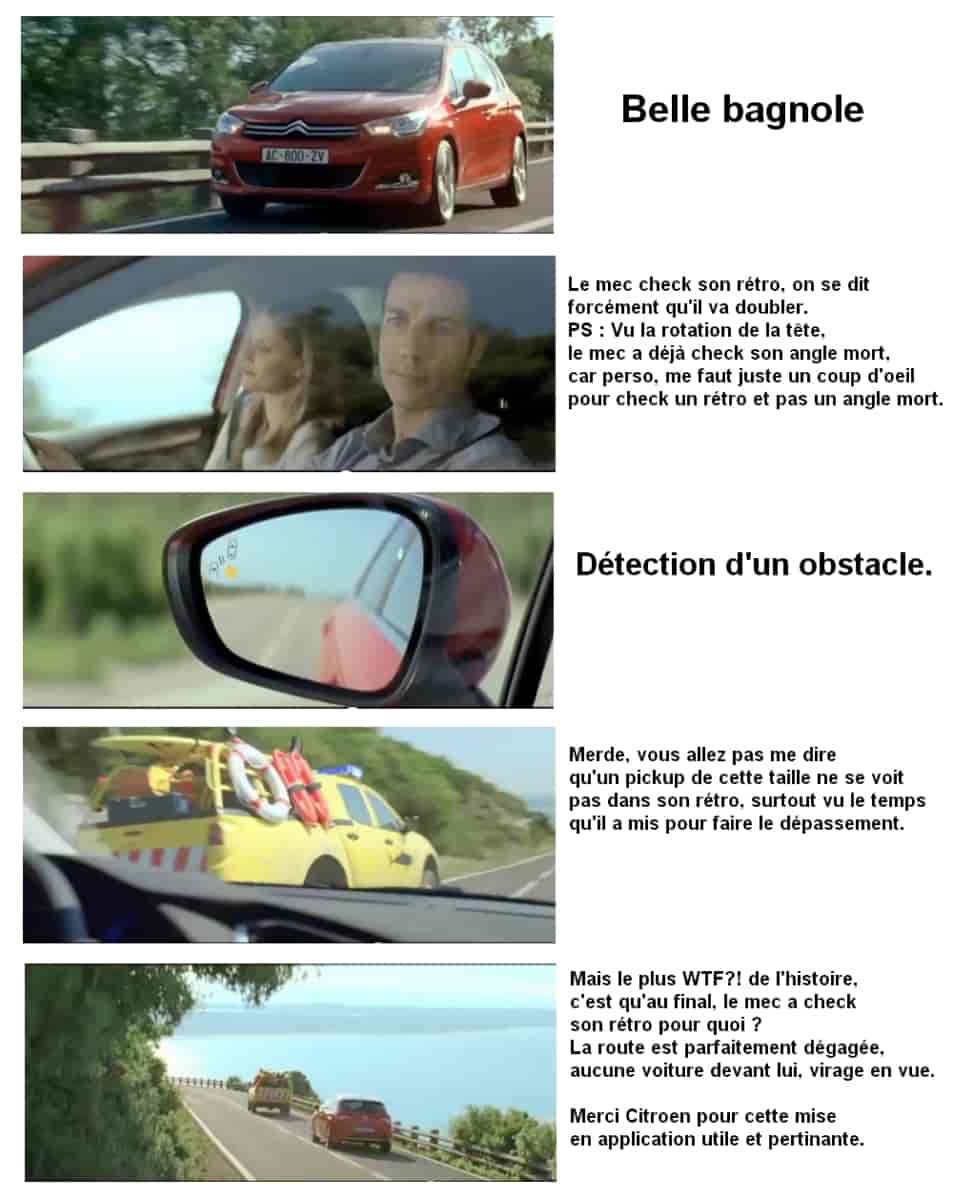 WTF?! La dernière pub pour la Citroën C4