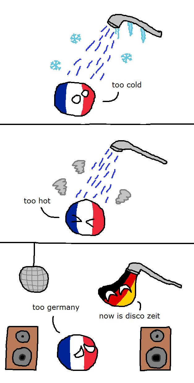 La France sous la douche