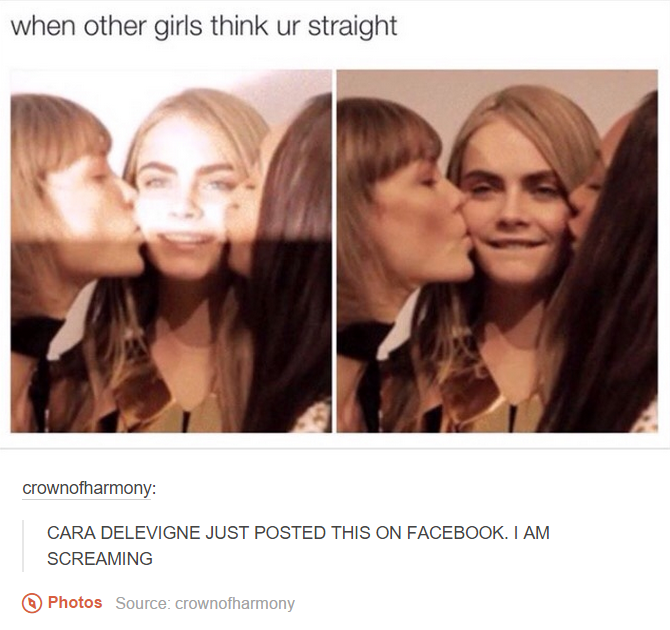 When other girls think you're straight