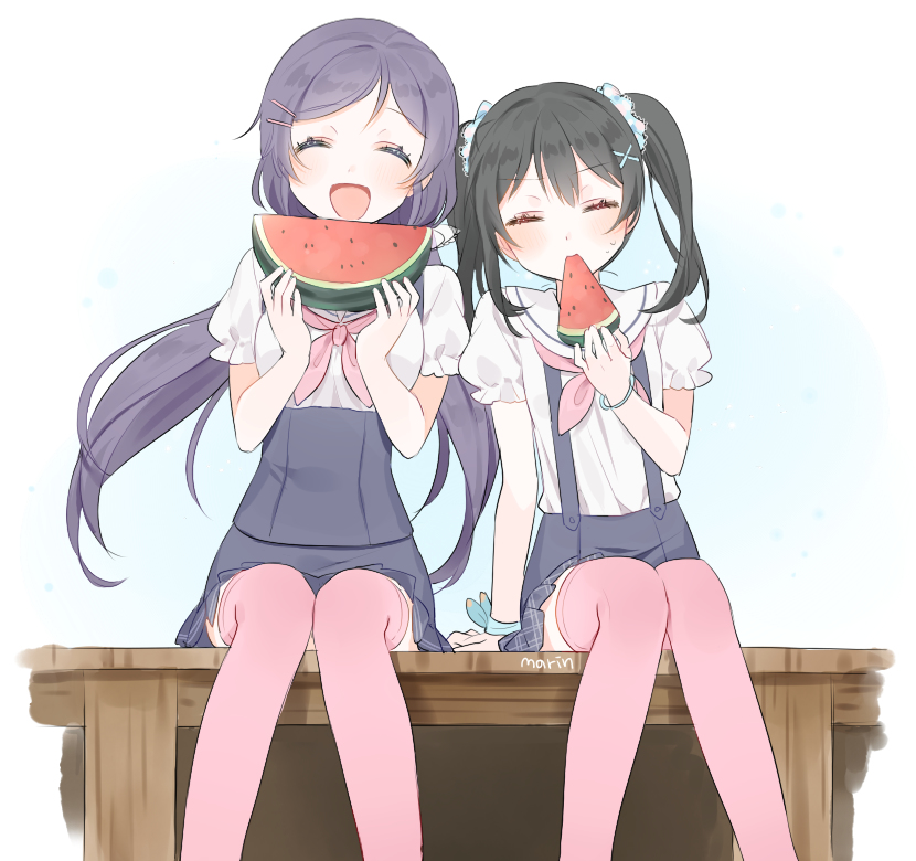 Watermelon eating