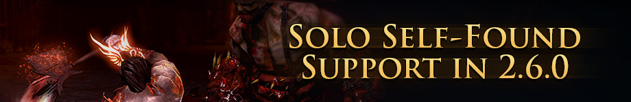 Solo Self-Found Support in 2.6.0