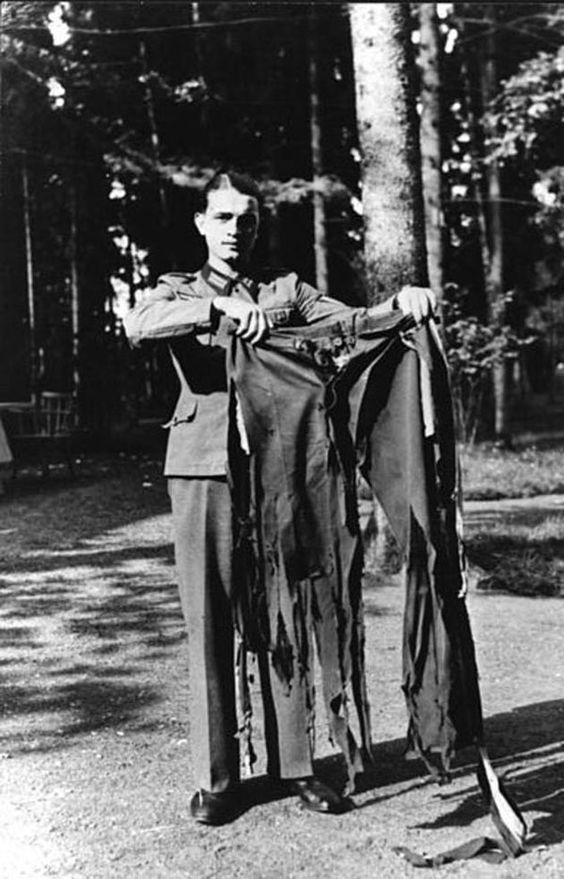 Le pantalon du Führer après l'attentat à la Wolfsschanze
