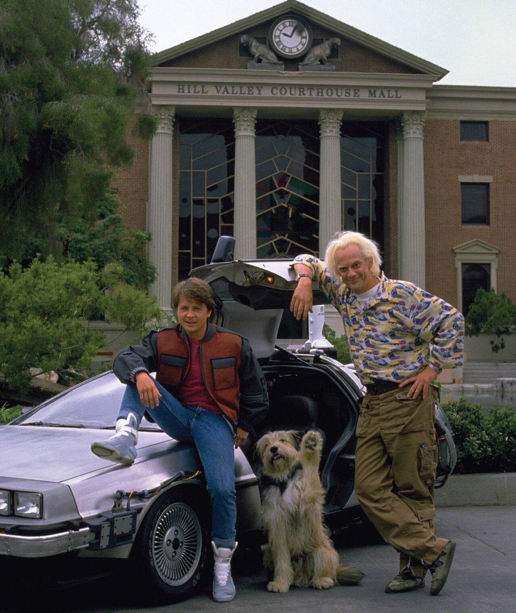 Michael J.Fox ans Christopher Lloyd, 1985.