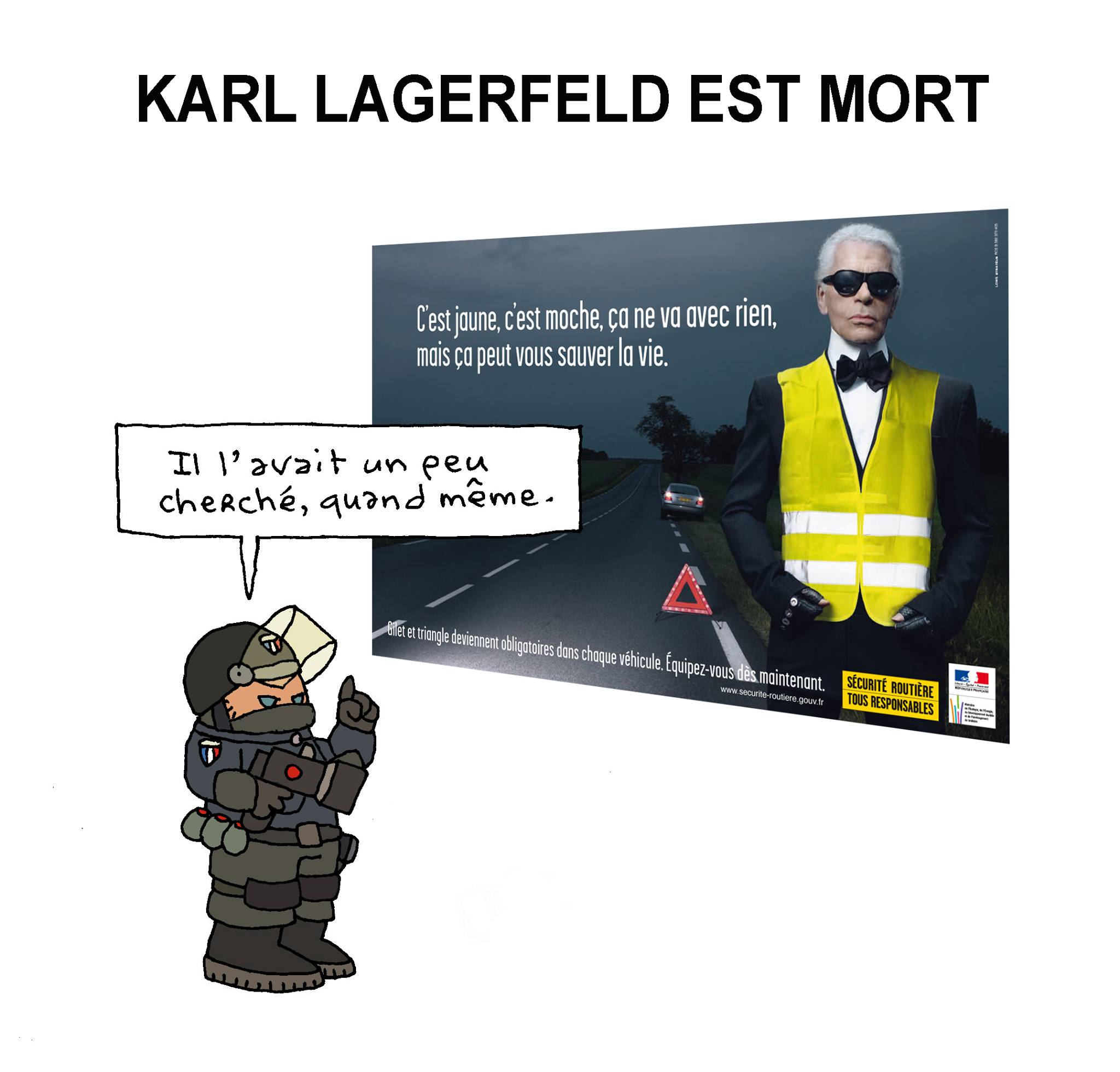 Karl Lagerfeld est mort 