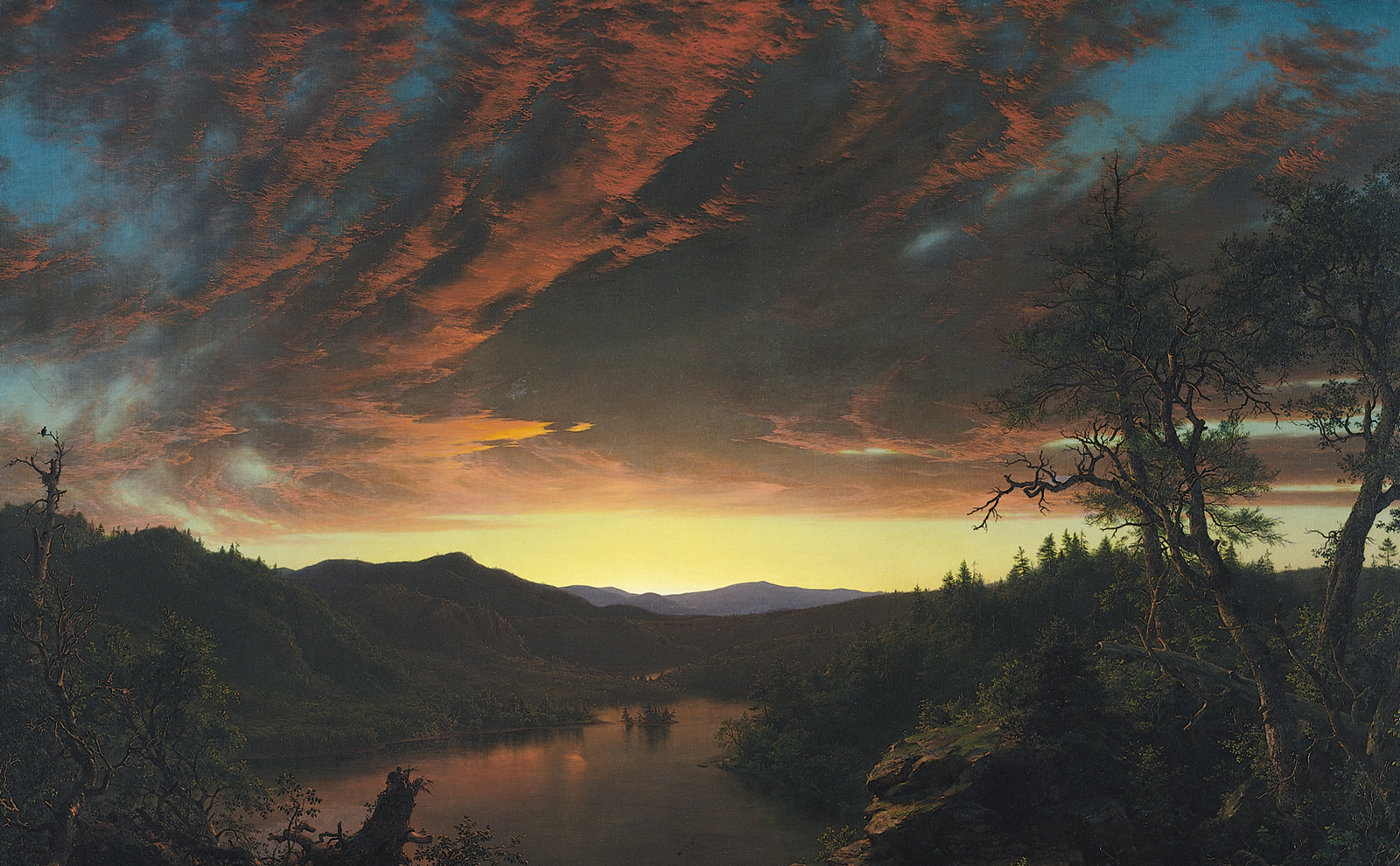 Frederic Edwin Church | Twilight in the Wilderness | 1860