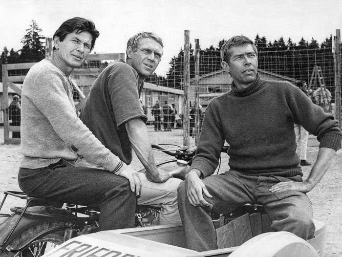 Charles Bronson, Steve McQueen et James Coburn (1963)