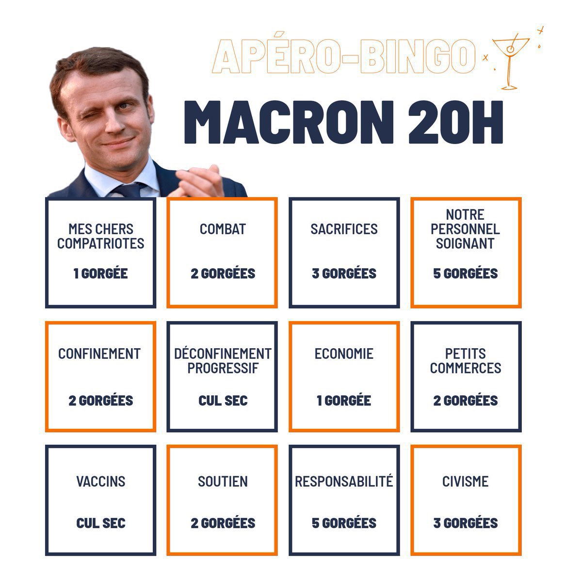 Apéro Macron 20h