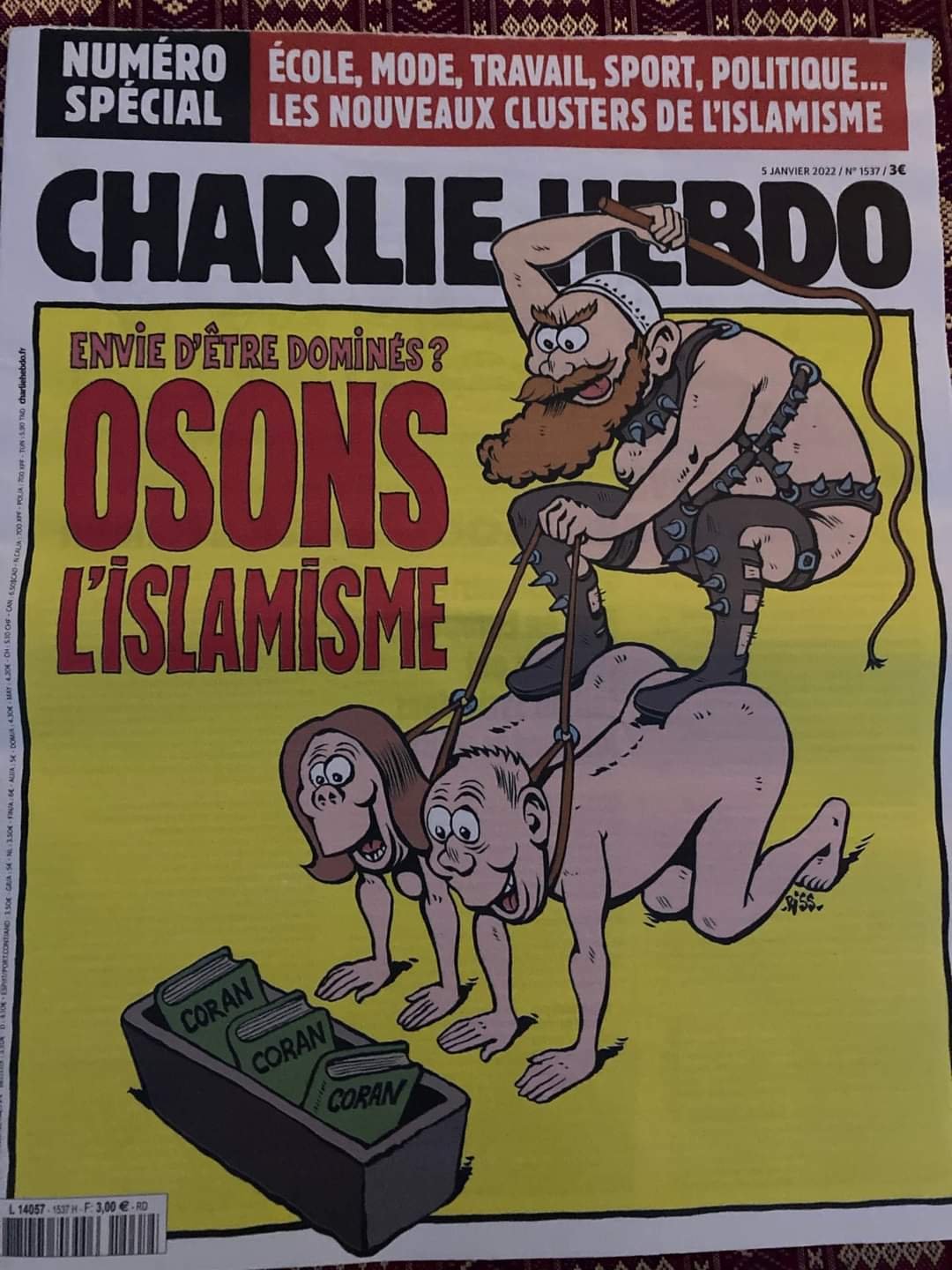 Charlie Hebdo de janvier.