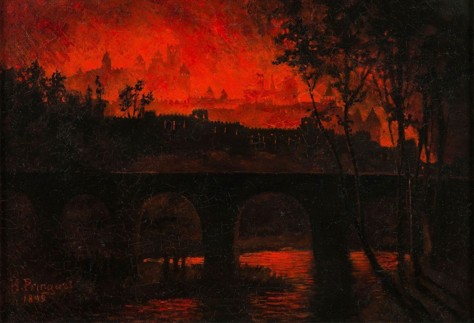 Henri Pringuet | Les feux de Carcassonne | 1899