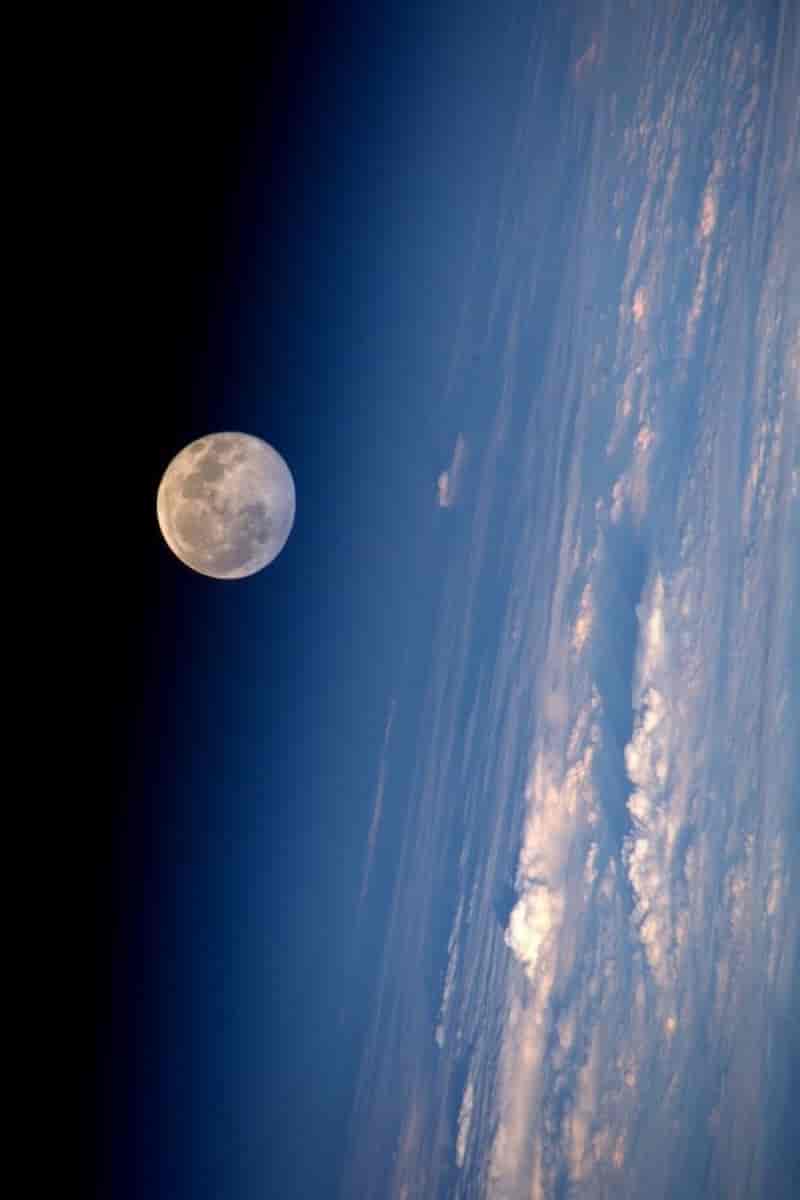 Full moon from ISS