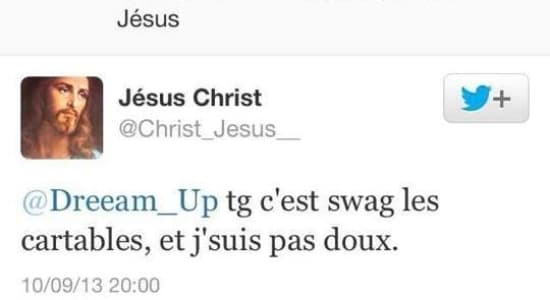 Jésus sur Twitter