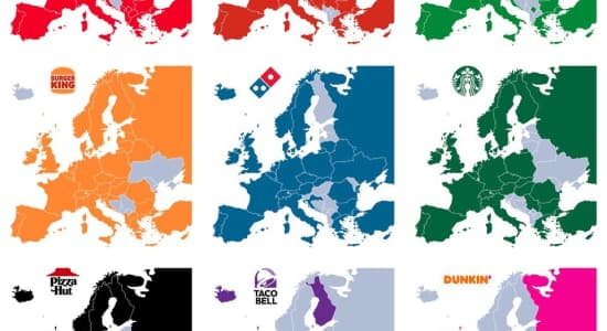 American fast food chains in Europe