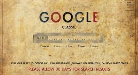 Google en 1850.