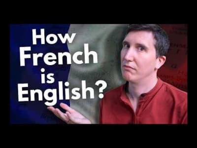 Is English just badly pronounced French?