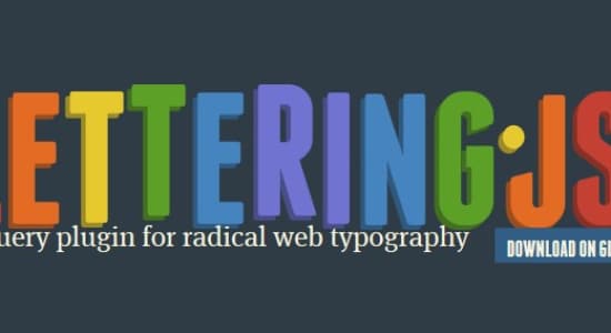 Lettering.js : &quot;A jQuery plugin for radical web typography&quot;
