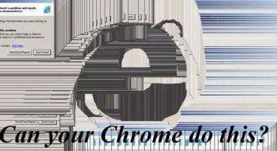 Can your Chrome do this ?