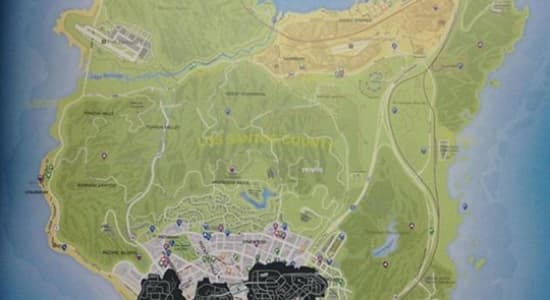 Map GTA 5 comparée à GTA 4 et WOW