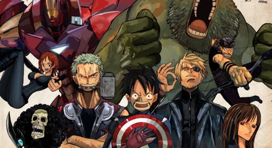 One Piece Avengers' style
