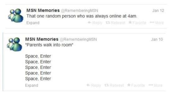 MSN Memories, le bon vieux temps