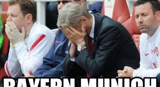 Arsenal 0-2 Bayern