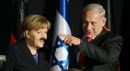 Angela Merkel en israel 