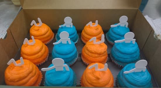 Portal cupcakes 