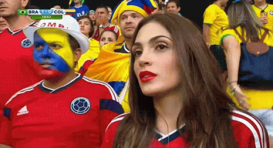 Supportrice colombienne