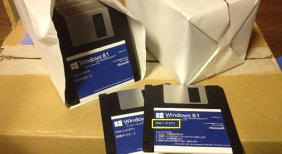 Windows 8.1 lvl disquette