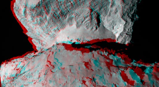 La comète en 3D vue par Rosetta