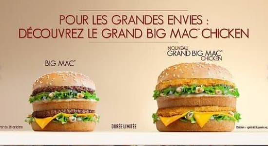 Mc Do sort le Grand Big Mac Chicken 