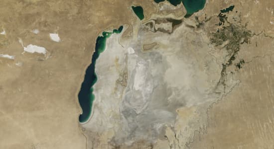 Mer d'Aral - on continue à bousiller la planète :(