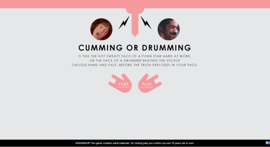 Cumming or drumming ?
