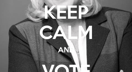 Keep calm and vote Le Pen 