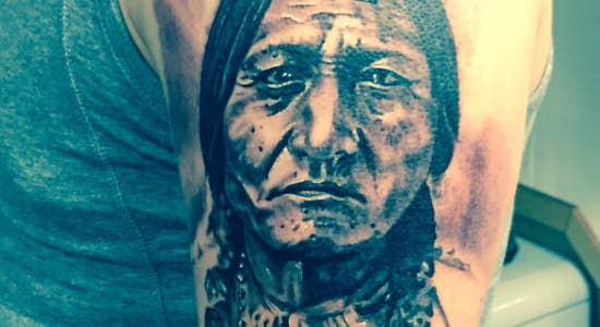 Tattoo Sitting Bull 