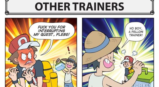 Pokemon : Joueur vs Les Autres Dresseurs