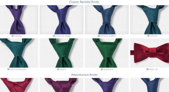Nœuds de cravates