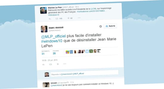Marine le Pen Vs Windows 10