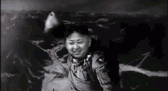 Kim Jong atomisant les trumpistes