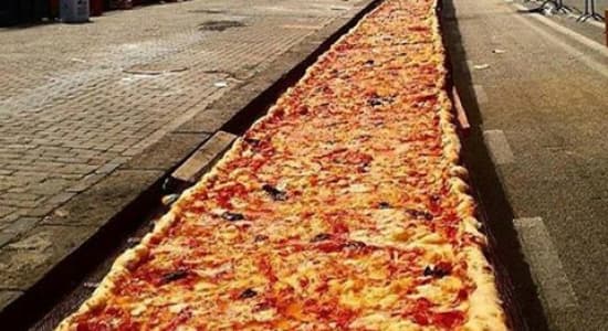 Pizza de 2km