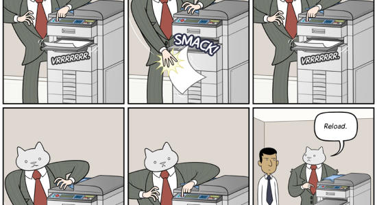 Business Cat - Imprimante