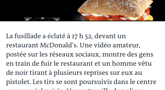 McDonald, premier sur l'actualité 