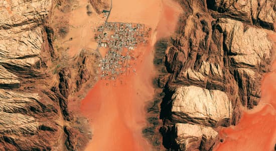 La Terre vue du ciel #6 - Wadi Rum, Jordanie