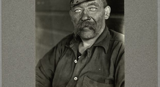 Mineur américain en 1910