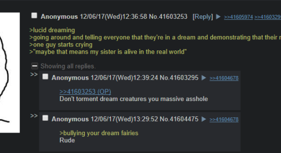 Anon fait un rêve lucide